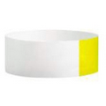 Tyvek 1" Barcode Wristband - Neon Yellow